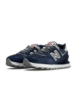 🌺женские кроссовки new balance x stone island navy white
