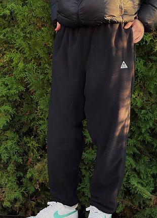 Флісові штани nike x acg