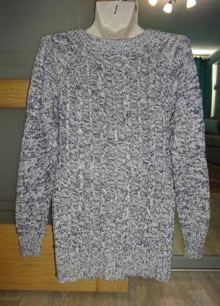 Красивый тёплый вязаный реглан свитер для беременных 46 48 m l6 фото