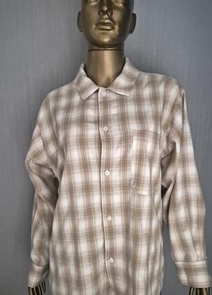 Тепла сорочка у клітинку