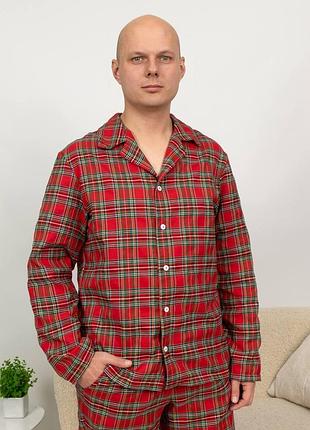 Чоловіча піжама фланель