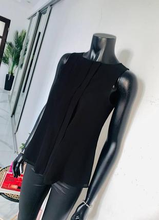 Armani exchange черный топ-майка, минимализм