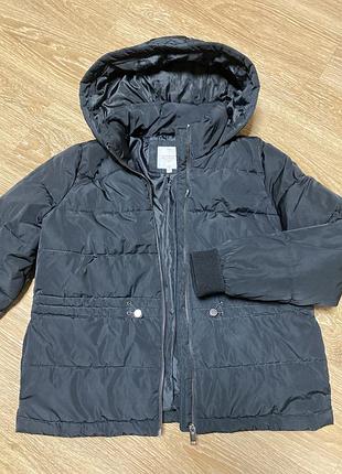 Куртка жіноча коротка чорна зимова c&a,s/m