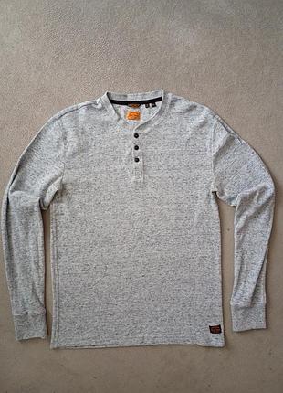 Брендовий лонгслів superdry.
