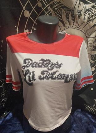 Жіноча футболка косплей харлі квін квінн harley quinn