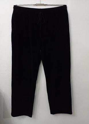 Велюрові домашні штани високий зріст