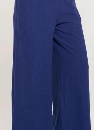 Темносині широкі штани