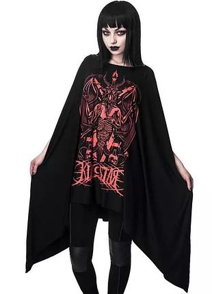 Футболка женская - metalia - killstar готическая туника и юбка