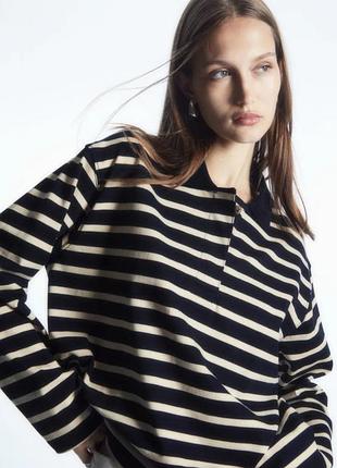 Cos новый свитшот поло оверсайз