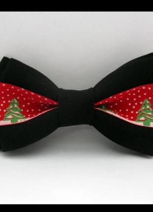 🎅 галстук-бабочка новогодняя "ёлочка" / бабочка рождественская