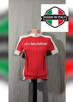 Веломайка спортивная die mobiliar — размер s | made in italy футболка  джерси  веломайка gs sportswear — s | made in italy оригинал оригинальная