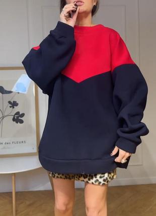 Свитшот на флисе