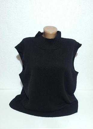 Жилетка, плотная ткань.xl.шерсть 20%