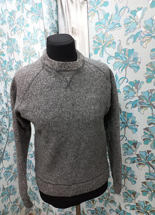 100% натуральная шерсть! классный натуральный джемперок спортивного стиля. think pink