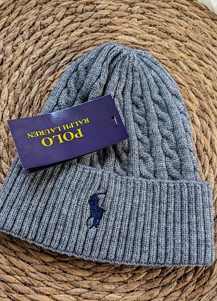 Шапка женская трендовая🧣🩶 шапка вязаная