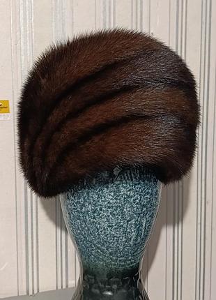 Хутряна шапка норка р.58-59