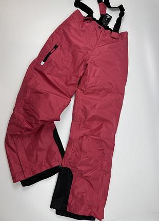 Лыжные брюки crivit на 11-12 р (146-152см) малиновые