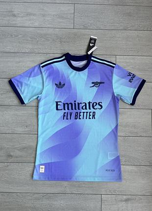 Новая футбольная футболка арсенал лондон arsenal london adidas l л