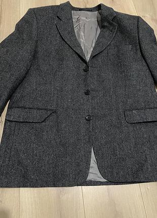 Сірий оверсайз піджак в ідеальному стані