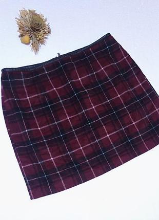 Мини юбка. теплая