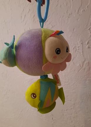 Погремушка мягкая бимбо рыбка 🐟 подвеска