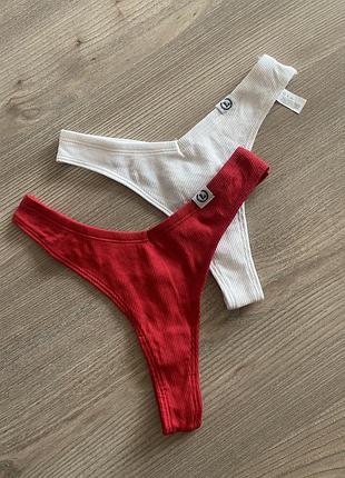 Трусики в рубчик набір primark