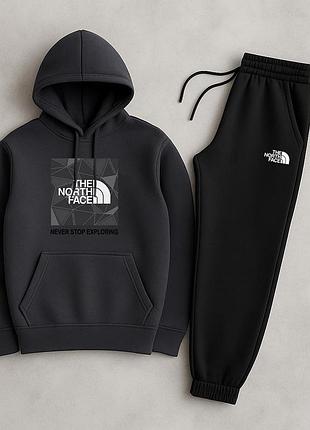 Теплый зимний костюм флис tnf