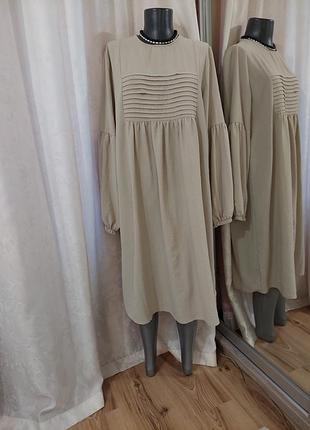 Свободное платье 👗 оверсайз