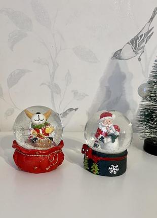 Різдвяна новорічна прикраса снігова куля