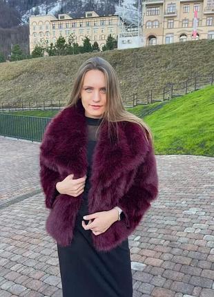 ✨ стильная шубка из эко меха автоледи в роскошном цвете✨