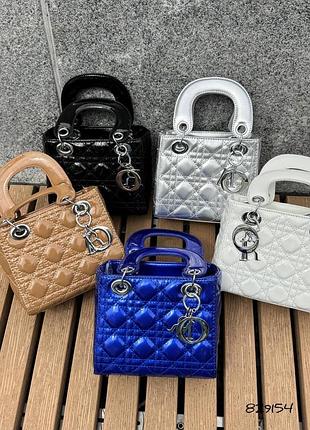 Сумка диор мини лак sale