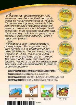 Диня карамель 2 г wos 2