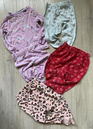 Комплект піжамного одягу для дівчинки 18-24 місяців