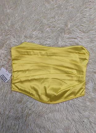 Яскравий вкорочений топ asos