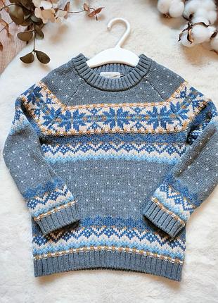 Хлопковый свитерик от бренда rorie whelan для мальчика 3 года, рост 98 см