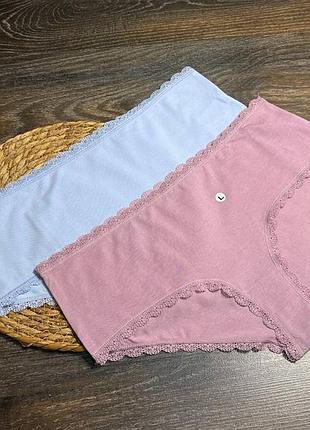 Арт.1259 трусики женские коттоновые 2шт от c&amp;a размер л.