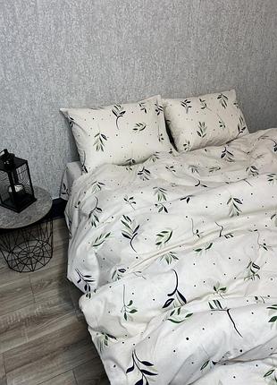 Постільна білизна 🧺 / бязь голд люкс / двоспальна євро сімʼя півтораспальна