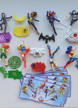 Super hero girls 2018, серия фигурок киндер