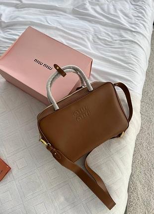 Сумка преміум leather beau bag brown