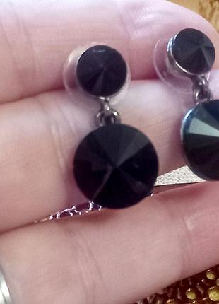 Элегантные. винтажные серьги. англия.