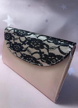 Портмоне из  атласа с кружевом mary kay
