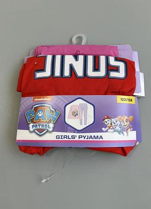 Новая пижама для девочки paw patrol щенячий патруль
