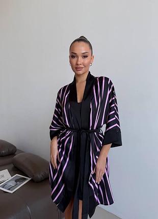Жіночий комплект «сорочка та халат» victoria's secret