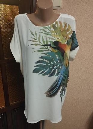 Блуза летняя женская,размер 16(44) на 50-52размер от m&amp;s