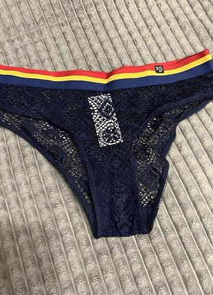 Трусы женские undiz shortie однотонные синие xs, жіночі труси жіноча білизна трусики