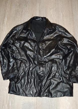 Кожаный тренч