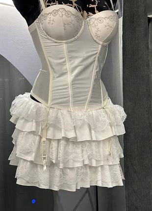 Винтажная юбка. кружевная