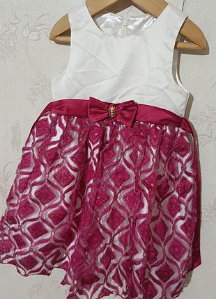 Отличное милое платье для куколки 3-4-5