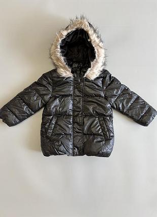 Детская зимняя стеганая куртка для девочки reserved