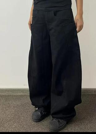 Дизайнерські мішкуваті штани як джинси унісекс бохо